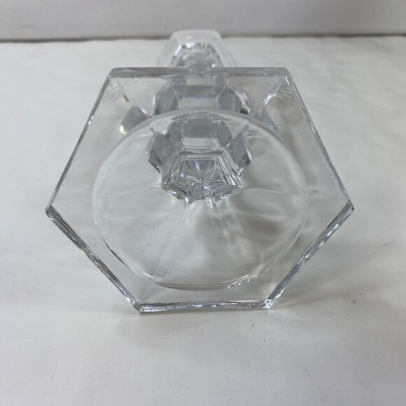 Imperial Genuine Set 2 Lead Crystal 7" Candlestick Holders No. 692-7 - Picture 4 of 8